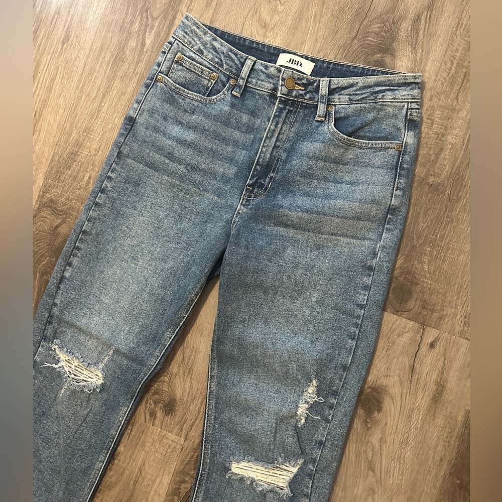 JBD Distressed Mom Jeans